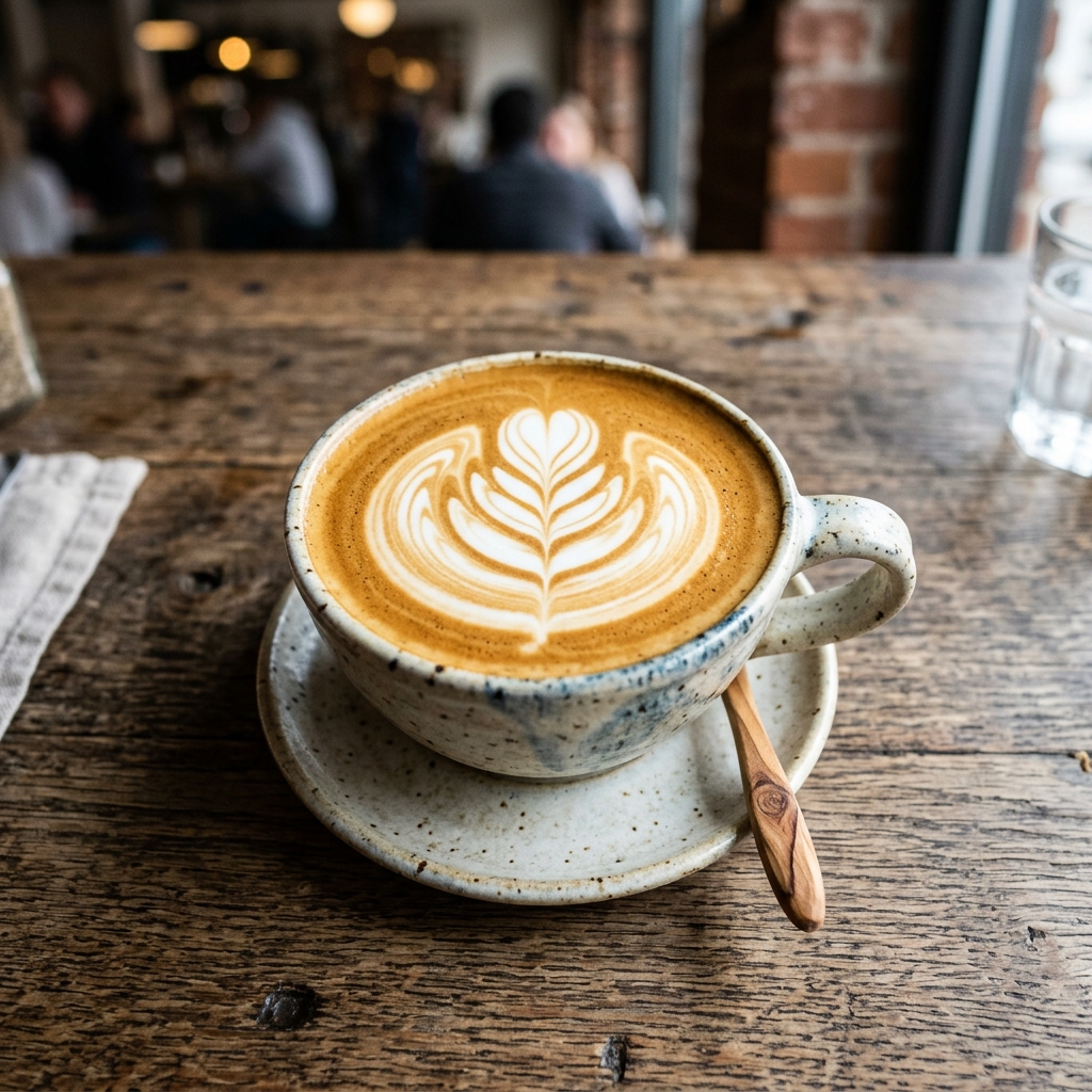 Beautiful latte art